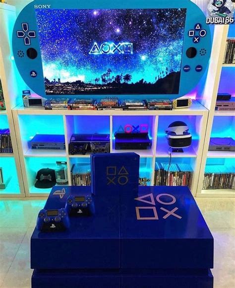 Playstation Gaming Room Video Game Rooms Video Game Room Design