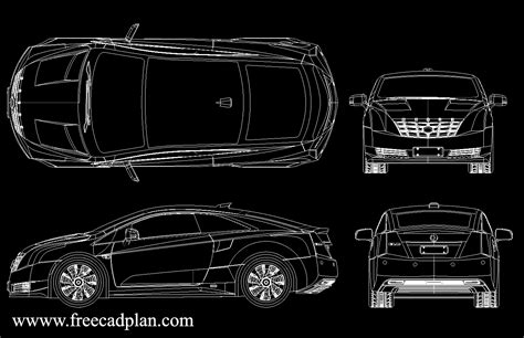 Open Car Cad Blocks Free Download Dwg File Cadbull