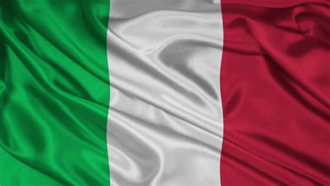 Drapeau de l'italie, drapeau italien (fr); Italian Flag. The Flag Of Italy Waving. 1080p Stock ...