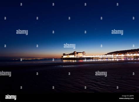 Weston Super Mare Grand Pier Stock Photo Alamy