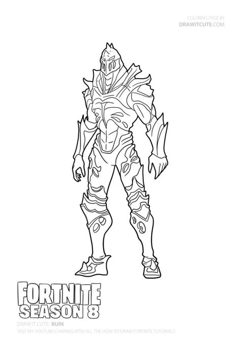 #fortnite update #fortnite 2 #fortnite br #fortnite season 11 #fortnite chapter 2. How to draw Ruin | Fortnie season 8 drawing tutorial ...