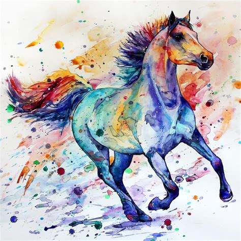 32 By Elenashved On Deviantart Watercolor Horse Painting Watercolor