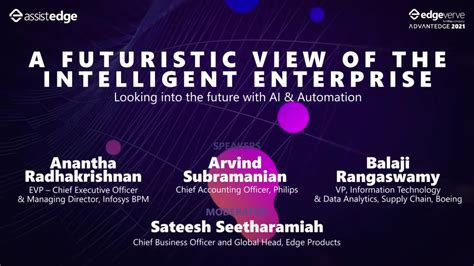 Infosys Bpm At Advantedge 2021 A Futuristic View Of The Intelligent