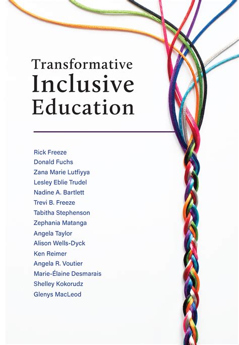 Transformative Inclusive Education Canadian Scholars