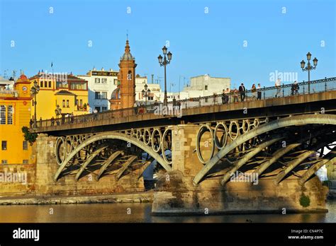 Spain Andalusia Seville Triana District Isabel Ii Bridge Better
