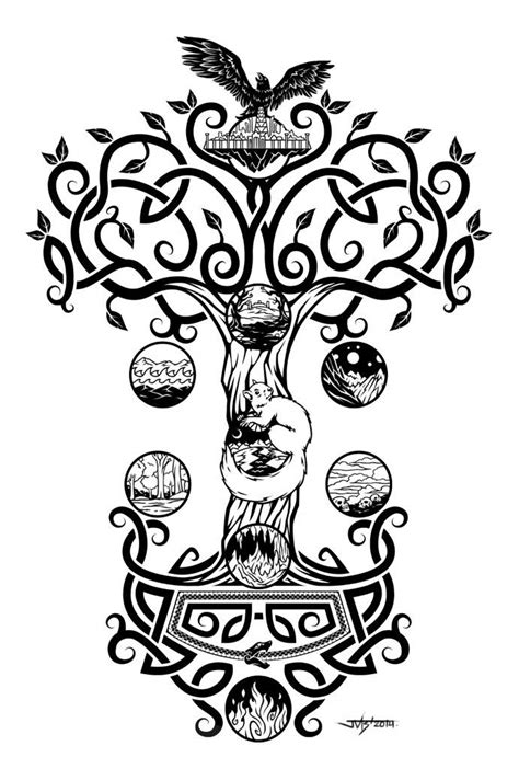 Yggdrasil The World Tree Mythology And Cultures Amino