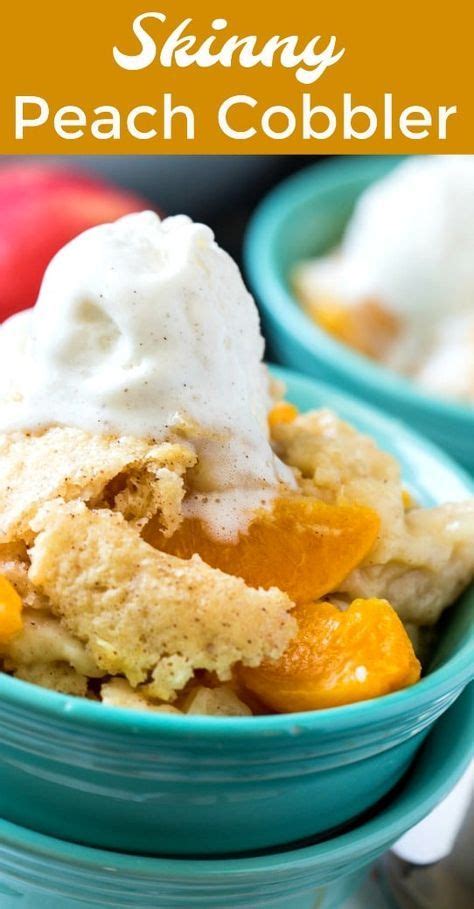How can you lower high cholesterol? Skinny Peach Cobbler | Recipe | Peach cobbler, Healthy peach cobbler, Peach recipe