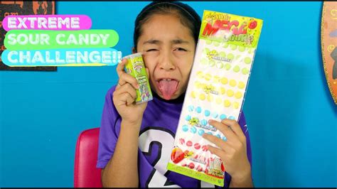 Challenge Extreme Sour Candy Candy Mega Sours Warhead Taste Test