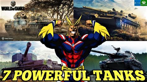 7 Of The Most Powerful Tanks In World Of Tanks Mercenaries Youtube