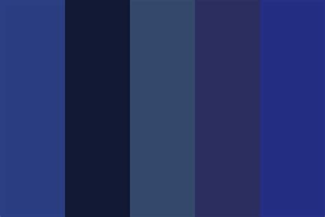 Summer Navy Blue Options Color Palette