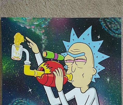 Trippy Rick And Morty Stoner Wallpaper Rick And Morty Galaxy Hd