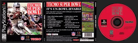 Tecmo Super Bowl Game Tecmo Games On Playstation