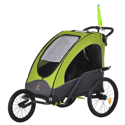 Buy Aosom Bike Trailer For Kids 3 In1 Foldable Child Jogger Stroller