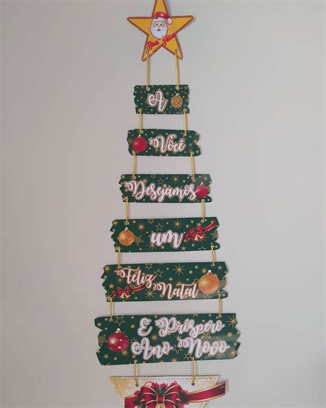 Árvore De Natal Na Parede 90 Ideias Criativas E Fáceis