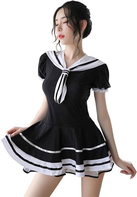 Sinmiuanime Sexy Schoolgirl Outfit Anime Lingerie Pleated Skirt Uniform