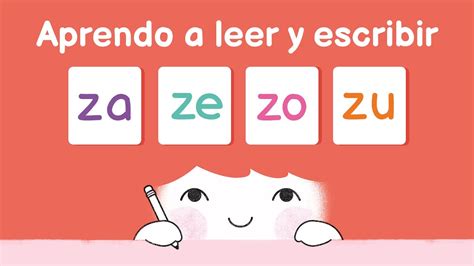 Aprender A Leer Las Sílabas Za Ze Zo Zu Youtube