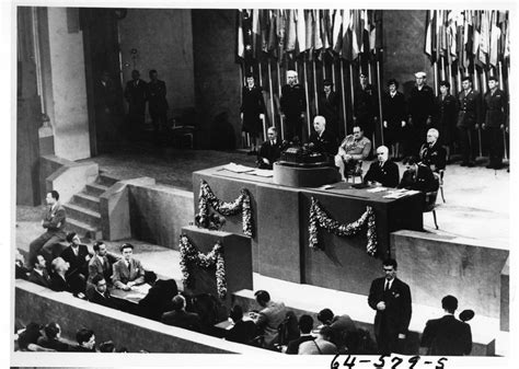 President Harry S Truman Addresses The United Nations Harry S Truman
