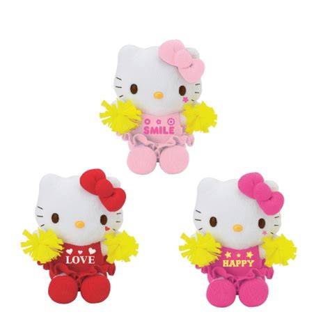 Smile Love Happy Give Me A Yay Hello Kitty® Cheerleader Mascot Plush 6 Tall 13 00 Kitty