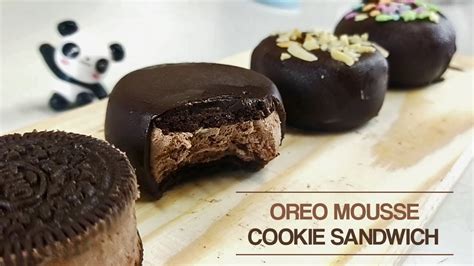 Chocolate mousse recipe in english is an easy and traditional cooking recipe to prepare at home. Oreo Mousse Cookie Sandwich | Oreo Recipe - YouTube