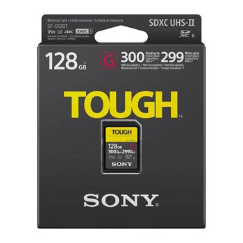 Top 10 best sd card v90 on the market. Sony Tough SD Card 128G SDXC UHS-II Card v90 LN93985 ...
