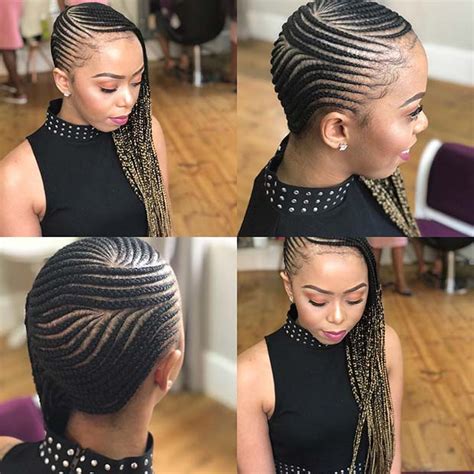 The first lady hairstyle is referred to the hairstyle of michelle obama. 25 Best Black Braided Hairstyles to Copy in 2018 ...