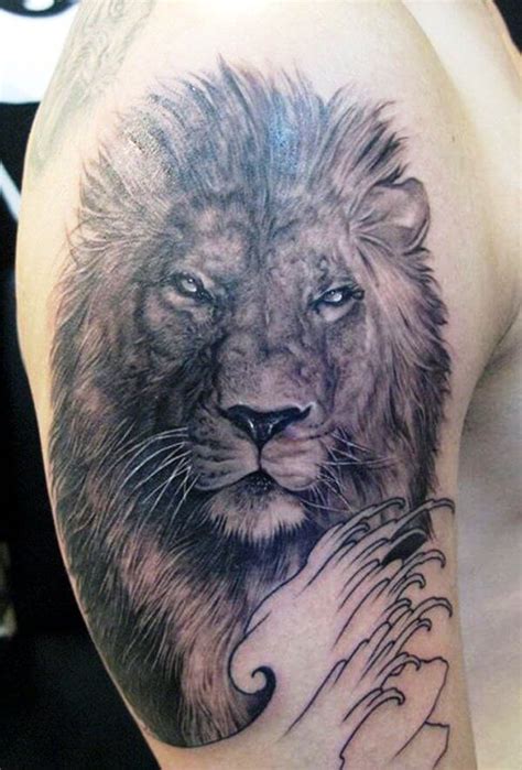 Lions are a symbol of strength; The King: 105 Best Lion Tattoos for Men | Improb