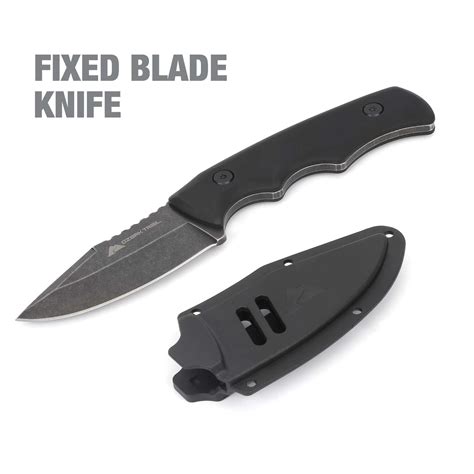 Ozark Trail 7 Tactical Knife Fixed Blade With Clip