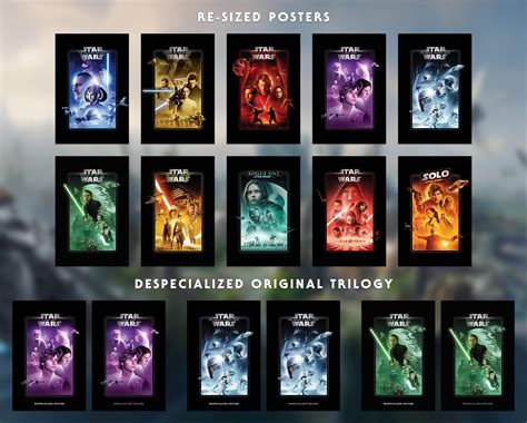 Collection Star Wars 2019 Blu Ray Release Artwork Re Sized For Kodi