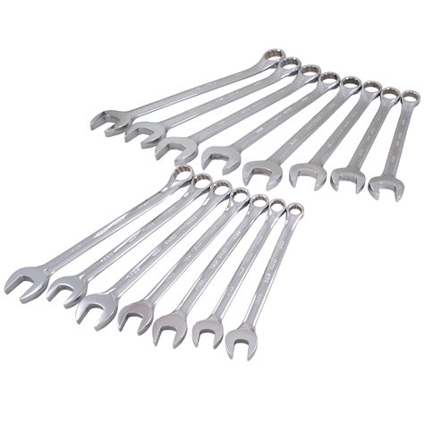 15 Piece Metric Combination Wrench Set Gray Tools Online Store