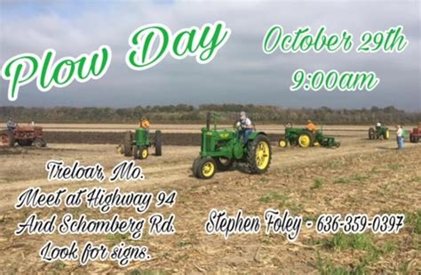 Marthasvilletreloar Mo Plow Day Yesterdays Tractors