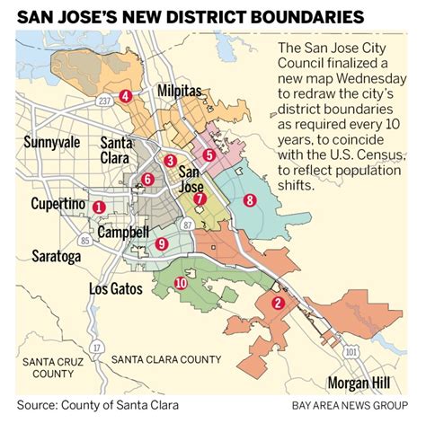 San Jose Adopts New Political Redistricting Map Boundaries