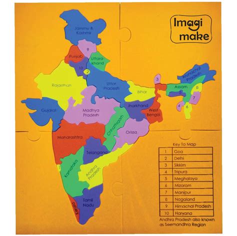India Map States Puzzle
