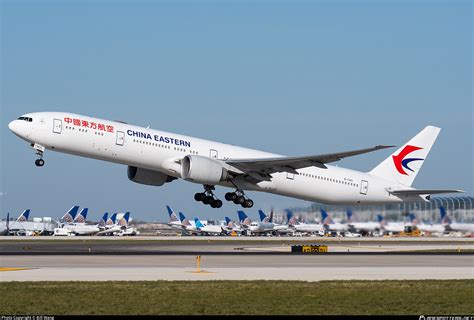 B 7343 China Eastern Airlines Boeing 777 39per Photo By Bill Wang Id