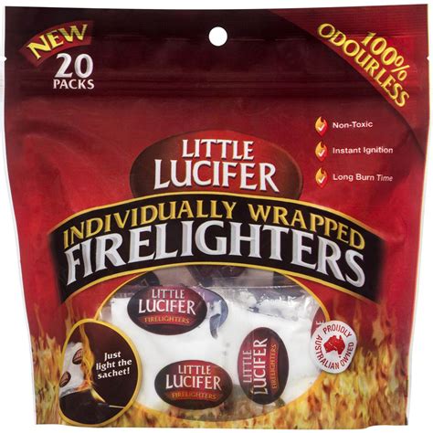 Little Lucifer Matches Wrapped Firelighters 20pk Woolworths