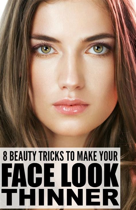 8 beauty tricks to make your face look thinner