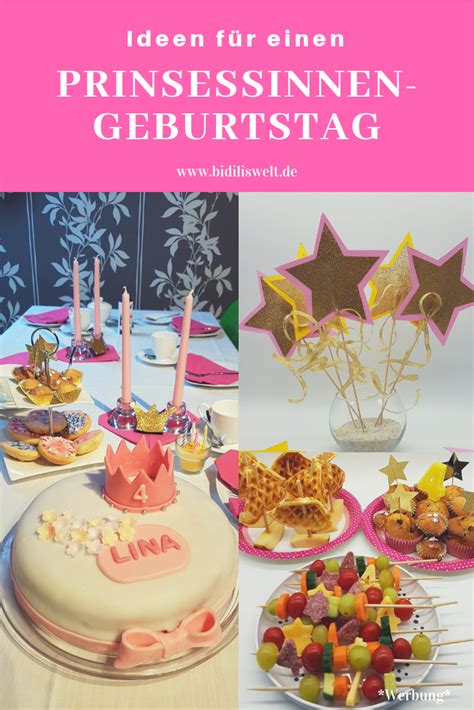Prinzessinnen Geburtstag, Kindergeburtstag, Ideen, Snacks Rezepte