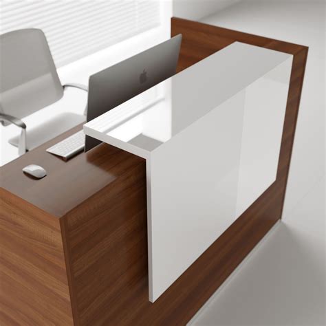 Tera L Shaped Reception Desk Modern Reception Desk