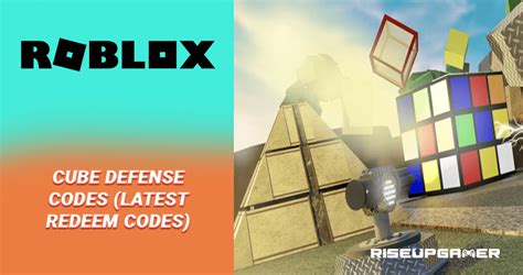 Roblox Cube Defense Codes Latest Redeem Codes