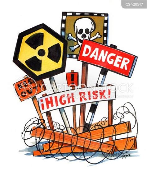 Danger Sign Cartoons And Comics Funny Pictures From Cartoonstock