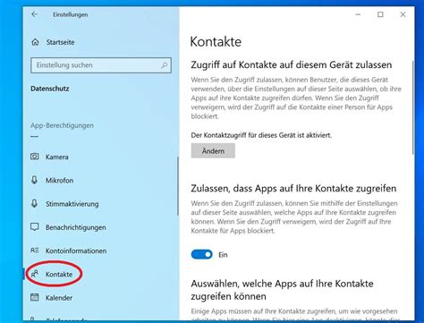Datenschutzeinstellungen Unter Windows 10 ändern