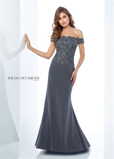 Special Occasions Dresses By Mon Cheri Mid Length And A Line Dresses