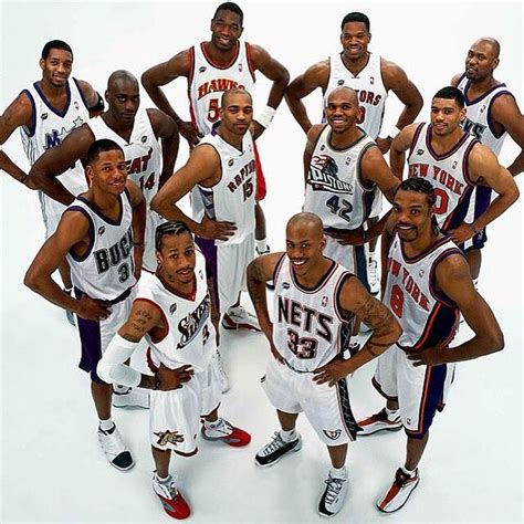 2001 Eastern All Star Team Nba Nba Stars Mvp Basketball