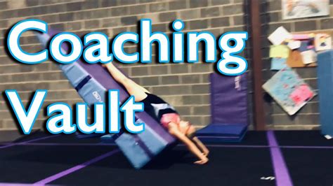 How To Coach Beginner Gymnastics Vault Drill Stations Youtube