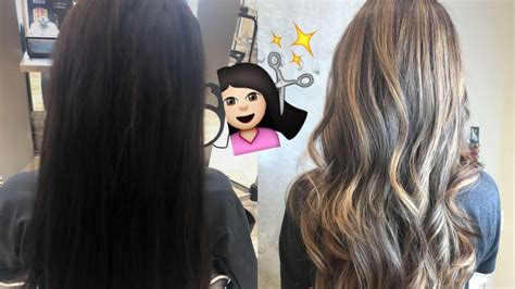 This drastic change in hair color must be considered carefully before deciding on… FROM BRUNETTE TO BLONDE! MY BALAYAGE HAIR TRANSFORMATION ...