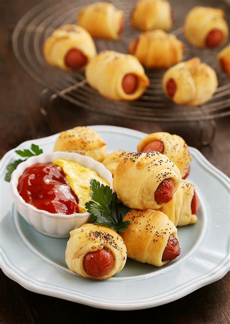 3 Ingredient Crescent Hot Dog Rollups The Comfort Of Cooking