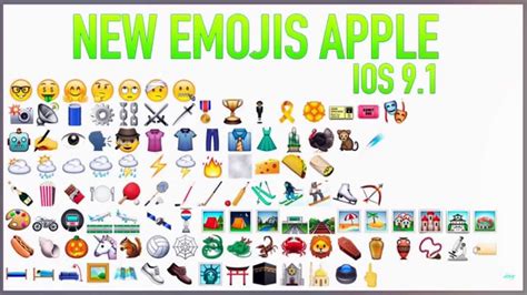 New Emojis Ios 91 Apple Youtube