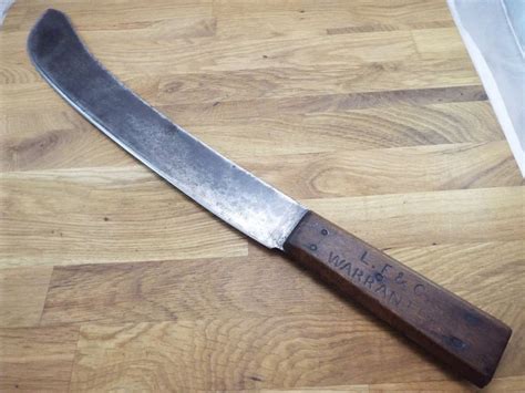 Couteau De Boucher Antique
