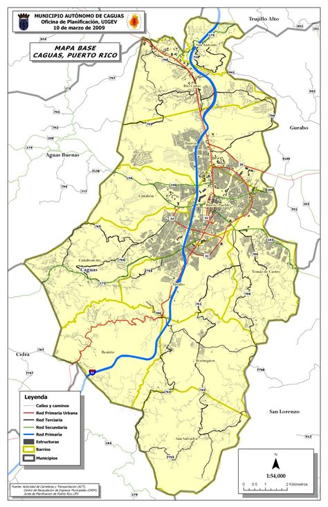 Mapas De La Ciudad Municipio De Caguas