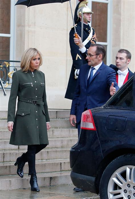 Brigitte Macron Suits Up In Next Seasons Most Flattering Silhouette