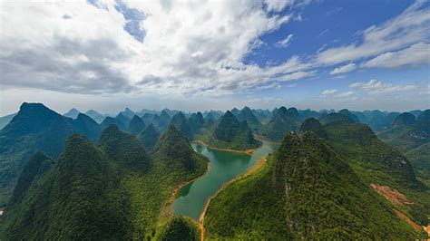 Hd Wallpaper China Guangxi Guilin Li River Mountains